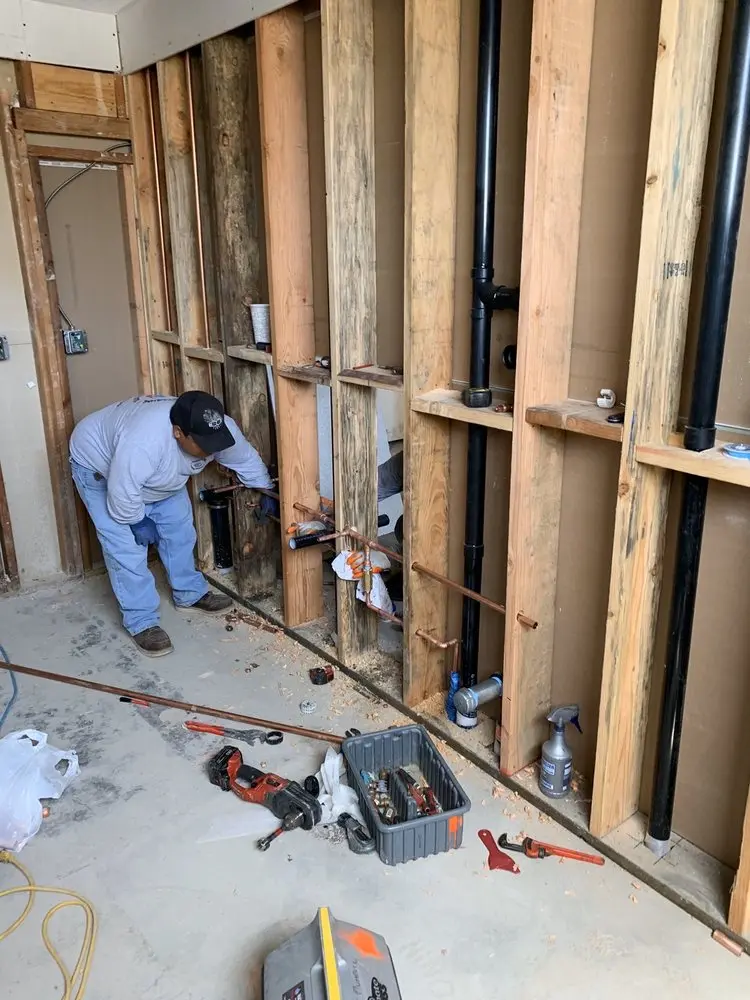 Commercial rough-in plumbing for Commercial Plumbing in Melrose